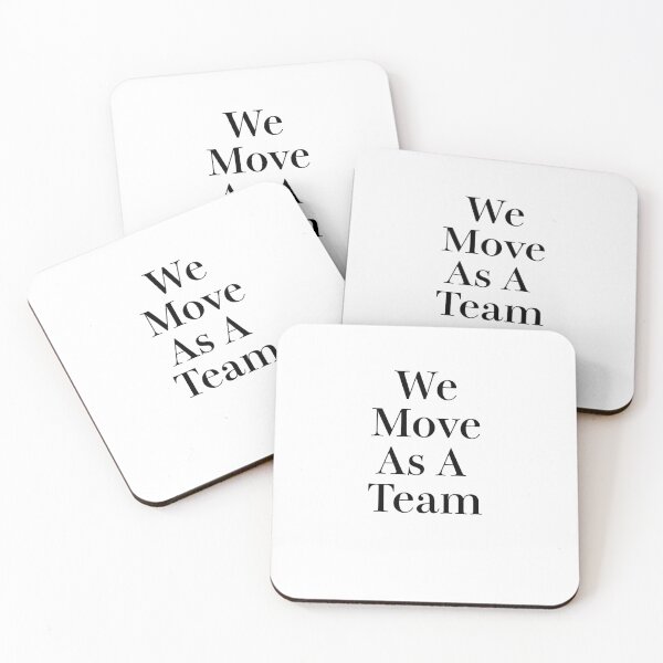 Item preview, We Move As A Team designed and sold by sujeeyoga.