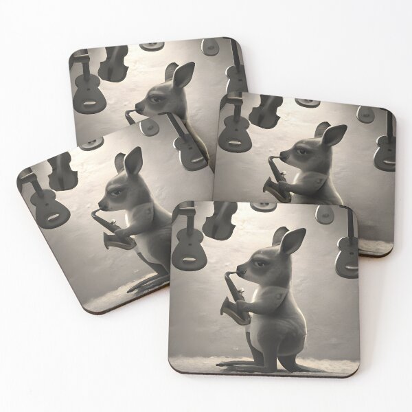 Item preview, Baby Kangaroo playing a sax designed and sold by J7Simpson.