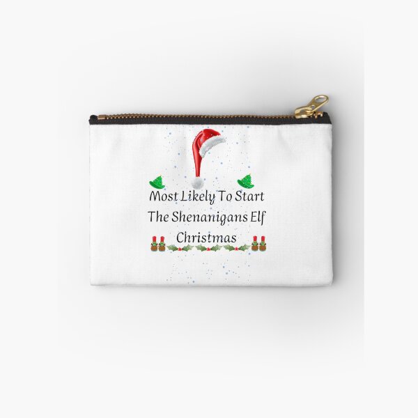 Item preview,  most likely to start the shenanigans funny christmas 2022 family Essential T-Shirt designed and sold by laouamra.