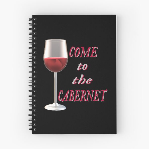 Item preview, Come to the Cabernet.  Glass of Cabernet Sauvignon Red Wine. (Black Background) designed and sold by ArtByLM.