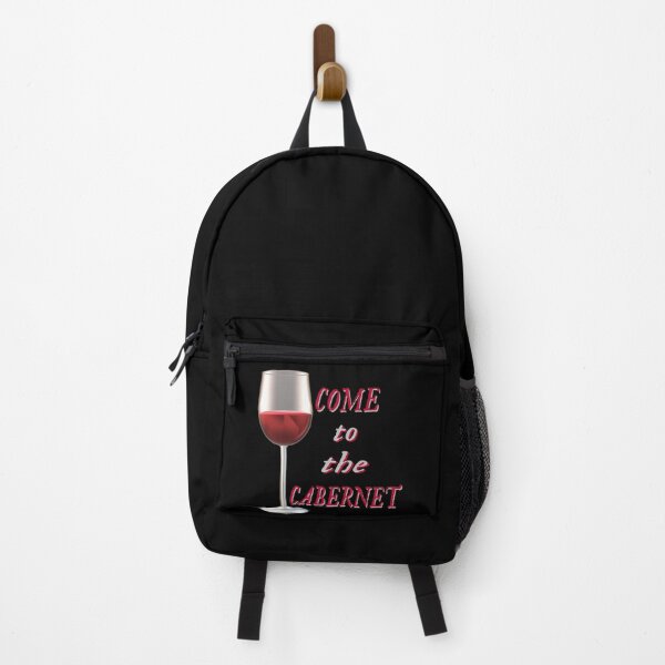 Item preview, Come to the Cabernet.  Glass of Cabernet Sauvignon Red Wine. (Black Background) designed and sold by ArtByLM.