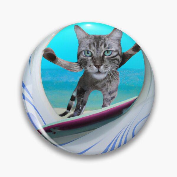 Item preview, Surfing Cat designed and sold by ColorSpot.