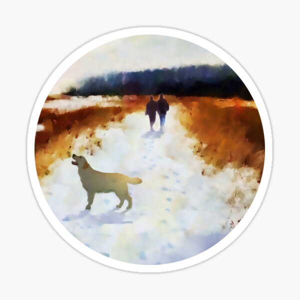 Broadland walk Sticker