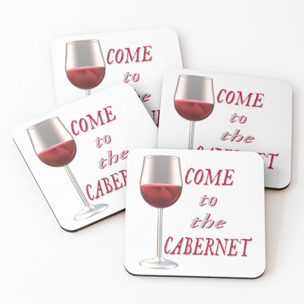 Item preview, Come to the Cabernet.  Glass of Cabernet Sauvignon Red Wine. (White Background) designed and sold by ArtByLM.