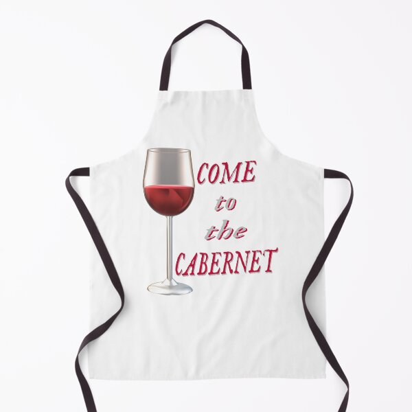 Item preview, Come to the Cabernet.  Glass of Cabernet Sauvignon Red Wine. (White Background) designed and sold by ArtByLM.