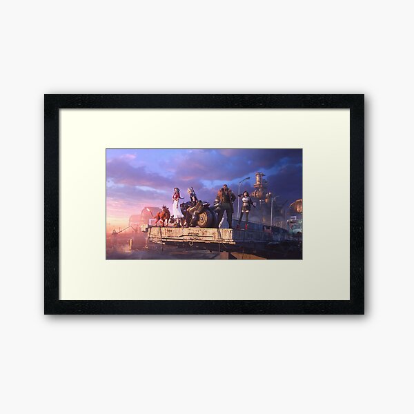 Item preview, Cloud, Aerith, Tifa, Barret, Red XIII - Ahead On Our Way [Remake] designed and sold by GlitchBob452.