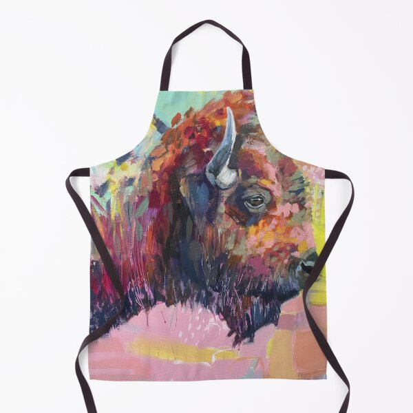 Item preview, Bison painting. designed and sold by Cat Leonard.