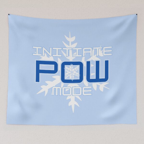 Item preview, Pow Mode - Blue designed and sold by Mepatch.