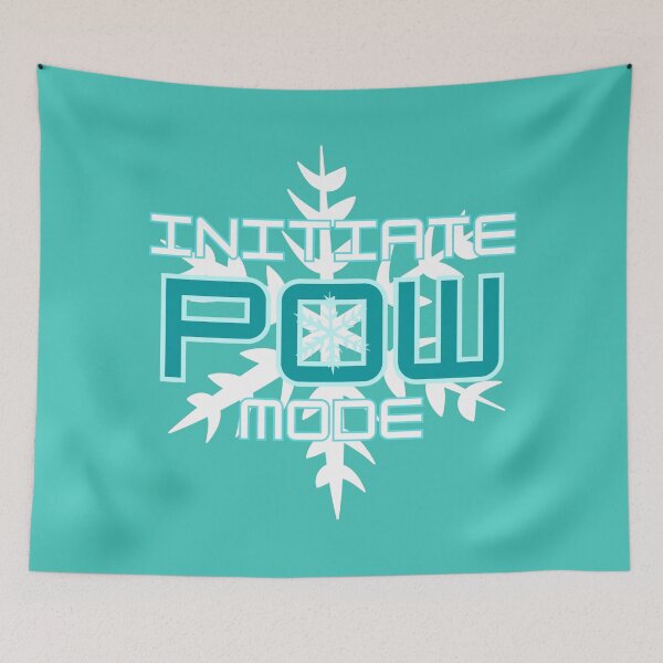Item preview, Pow Mode - Teal designed and sold by Mepatch.