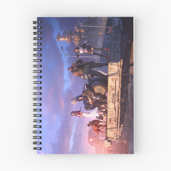Item preview, Cloud, Aerith, Tifa, Barret, Red XIII - Ahead On Our Way [Remake] designed and sold by GlitchBob452.