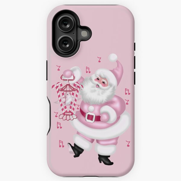 Item preview, Retro Pink Santa Claus Cristmas designed and sold by ABZDesigner.