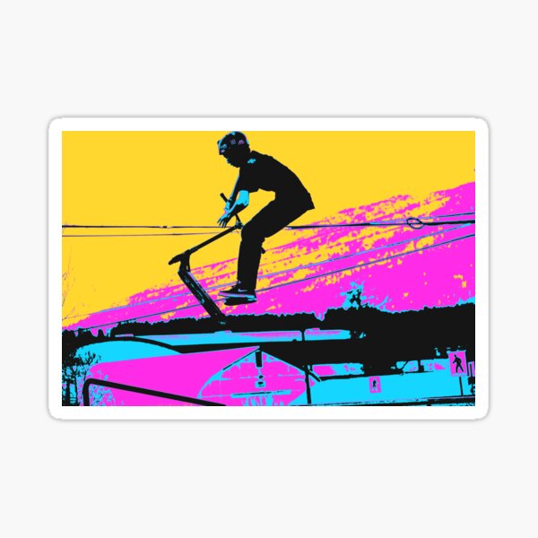 Item preview, Chute libre - Stunt Scooter Rider designed and sold by NaturePrints.