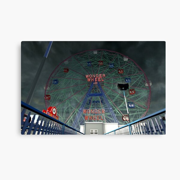Wonder Wheel Canvas Print