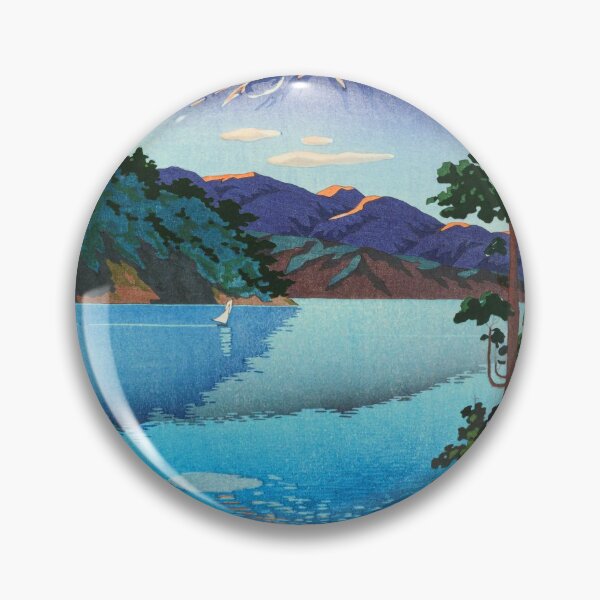 Item preview, Lake Ashi In The Hakone Hills in Early Autumn Tsuchiya Koitsu designed and sold by TeeARTHY.