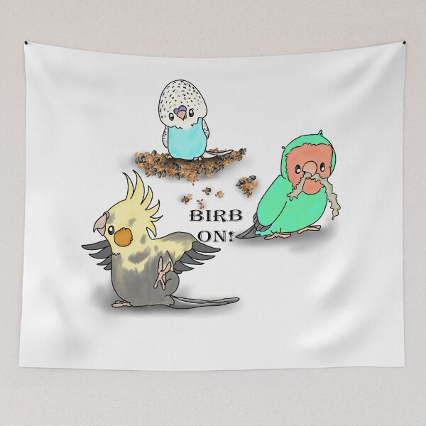 Item preview, Birb On! designed and sold by FickleandFancy.
