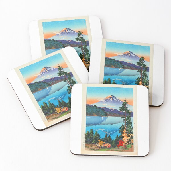 Item preview, Lake Ashi In The Hakone Hills in Early Autumn Tsuchiya Koitsu designed and sold by TeeARTHY.