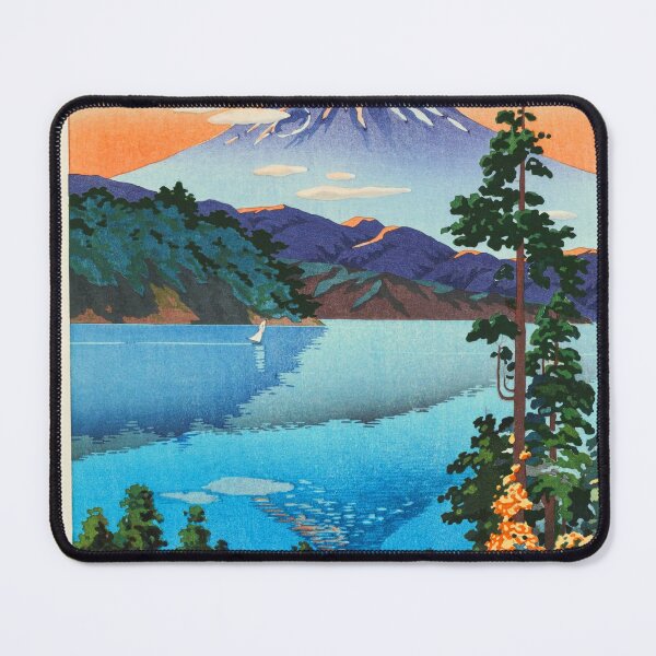 Item preview, Lake Ashi In The Hakone Hills in Early Autumn Tsuchiya Koitsu designed and sold by TeeARTHY.