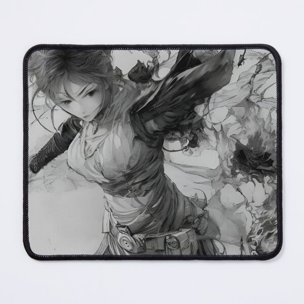 Artikelvorschau, Anime Sketch Krieger Waifu Manga Comic entworfen und verkauft von StickerBird.