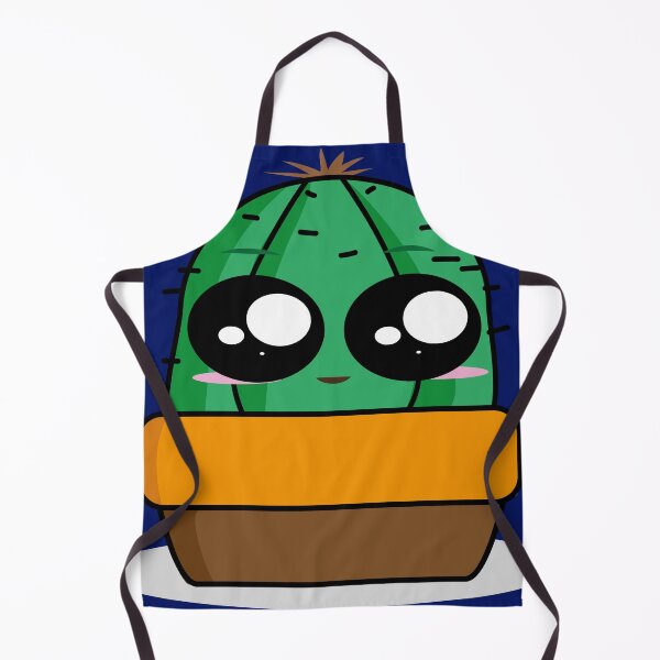 Item preview, Cacto verde dentro de um pote marrom e amarelo. designed and sold by GirlaineSQ.