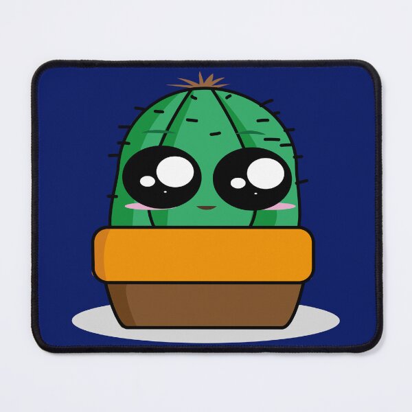 Item preview, Cacto verde dentro de um pote marrom e amarelo. designed and sold by GirlaineSQ.
