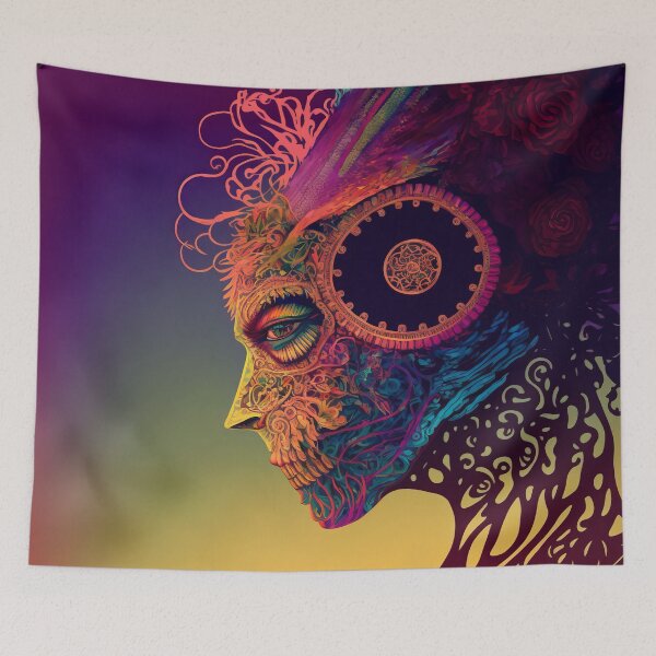 Item preview, Colorful zombie girl designed and sold by MorningPanda.