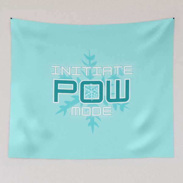Item preview, Pow Mode - Teal designed and sold by Mepatch.