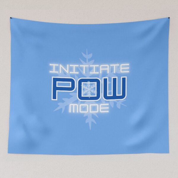 Item preview, Pow Mode - Blue designed and sold by Mepatch.