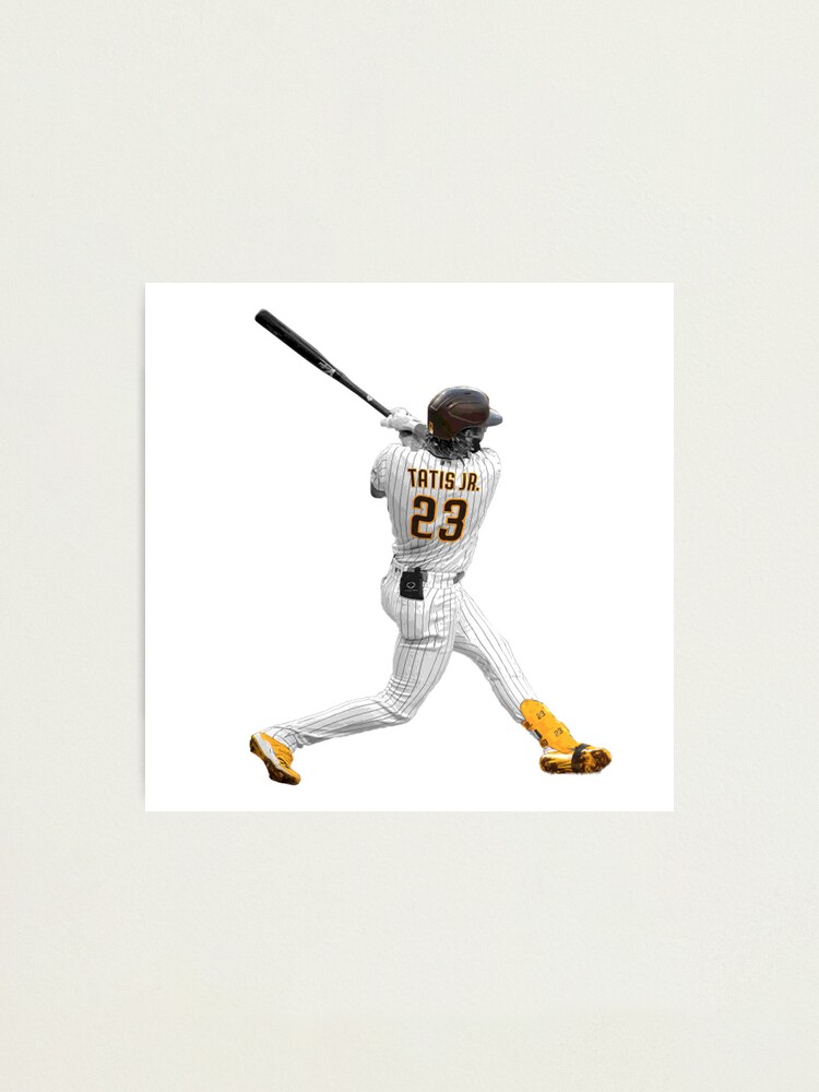 Download Fernando Tatis Jr. delivering a home run swing Wallpaper