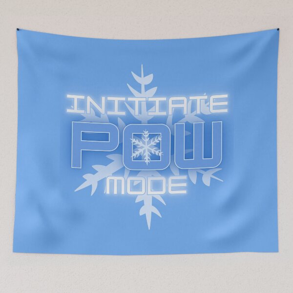 Item preview, Pow Mode - Blue designed and sold by Mepatch.