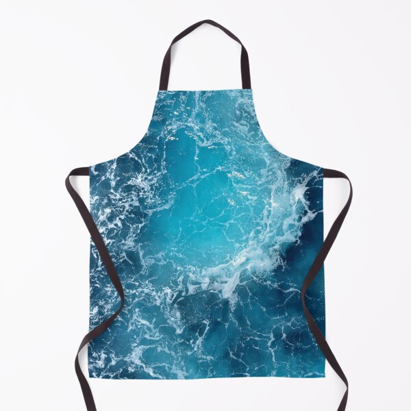 Item preview, rough turquoise blue ocean waves and foam designed and sold by motivationlife7.