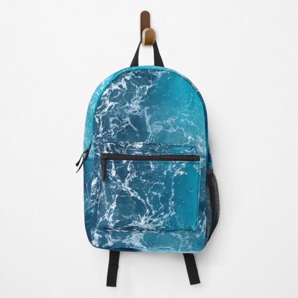 Item preview, rough turquoise blue ocean waves and foam designed and sold by motivationlife7.