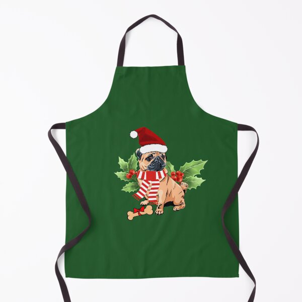 Item preview, Merry Christmas Pug Dog designed and sold by tomorrowsart.