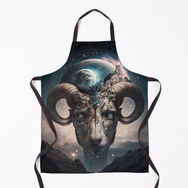 Item preview, Esoteric Wall Art, Metal Wall Art, Aries Cosmic Fantasy Esoterical View of the Zodiacal Signs designed and sold by esoTeriko.
