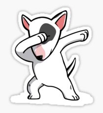 Funny Dabbing English Bull Terrier Sticker