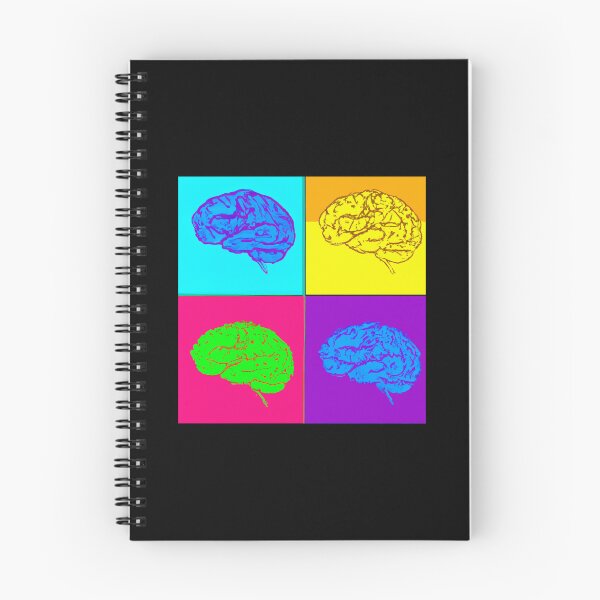 Item preview, Four Colorful Brains - Psychology, Neuroscience, Psych, Psychiatrist, Neuron, Dopamine, Serotonin, Mental Health, Mental Illness, Depression, Anxiety designed and sold by jadedscientist.