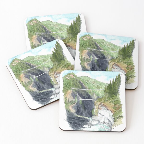 Item preview, Hillary Bridge - Nepal Watercolour designed and sold by Tom Napper Design.