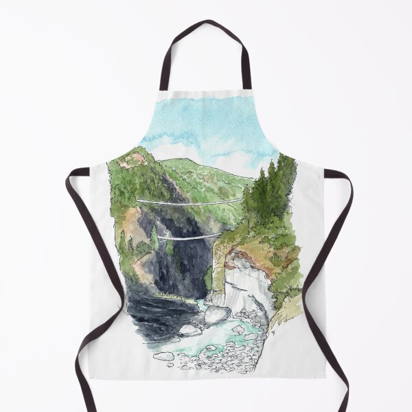 Item preview, Hillary Bridge - Nepal Watercolour designed and sold by Tom Napper Design.