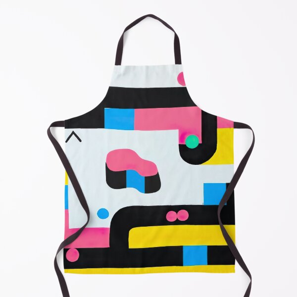 Artikelvorschau, Playful Retro Abstract Art - Vibrant Colours on White entworfen und verkauft von Inomaly Art.