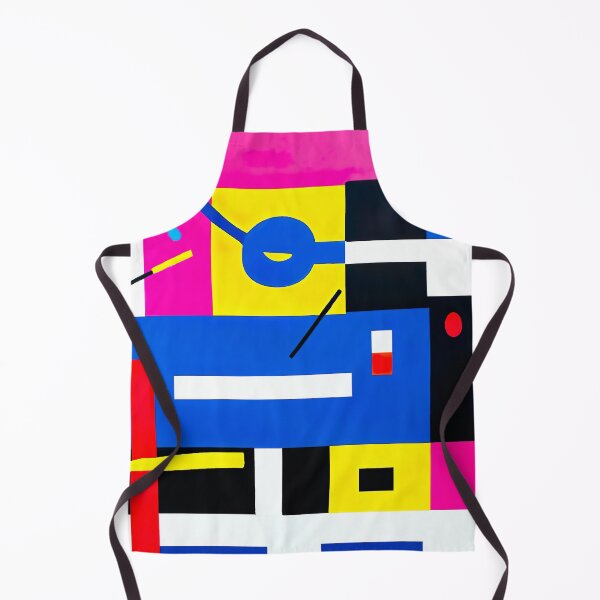 Artikelvorschau, Play Abstract Art - Geometric - Retro - Vibrant Colours on White entworfen und verkauft von Inomaly Art.