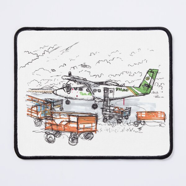 Item preview, Lukla Flight - Nepal Sketch designed and sold by Tom Napper Design.