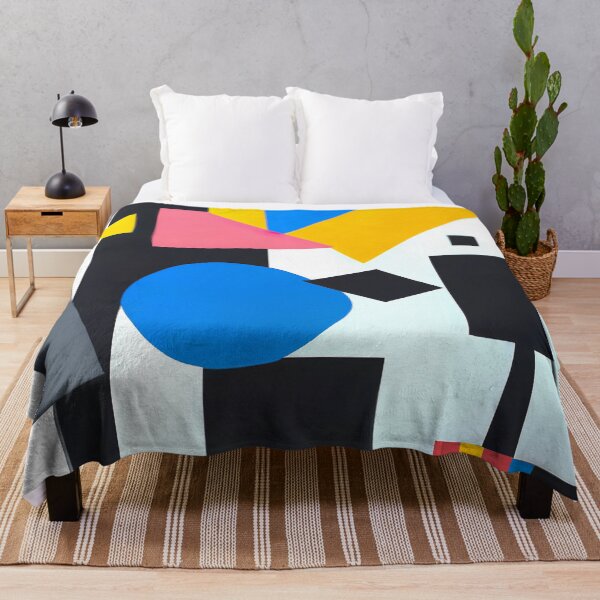 Item preview, Playful Geo Abstract Art - Fun and Games - Retro - Vibrant Colours on White designed and sold by Inomaly Art.
