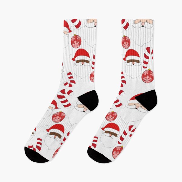 Item preview, Santa, candy cane, and ornament pattern  designed and sold by Artistkhg.