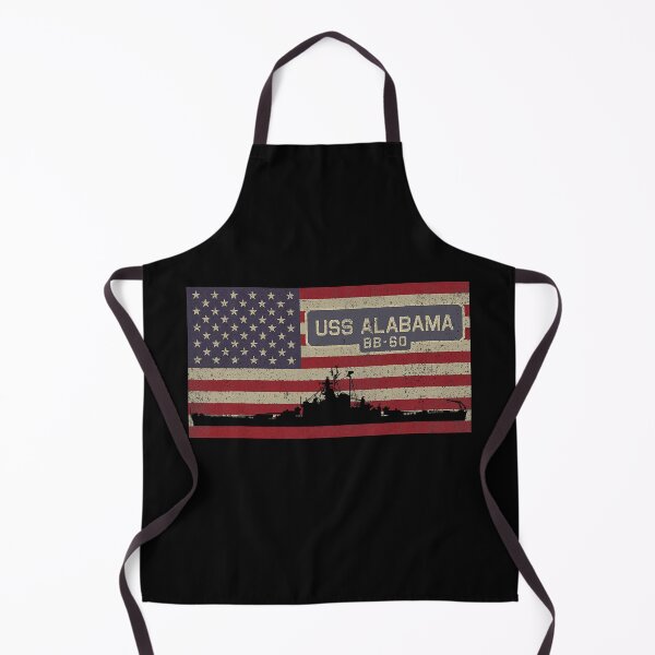 Item preview, USS Alabama BB-60 WW2 Battleship USA American Flag designed and sold by JackSadowski.