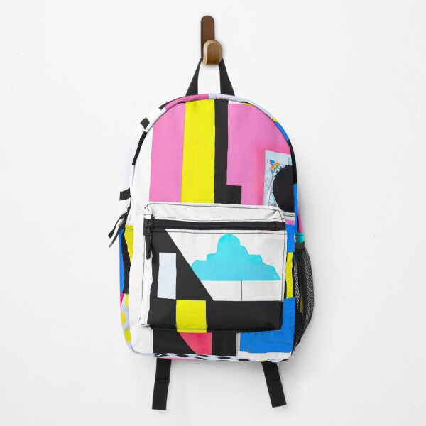 Item preview, Amazing Shapes Geo Abstract Art Retro - Mutli Colours on White designed and sold by Inomaly Art.