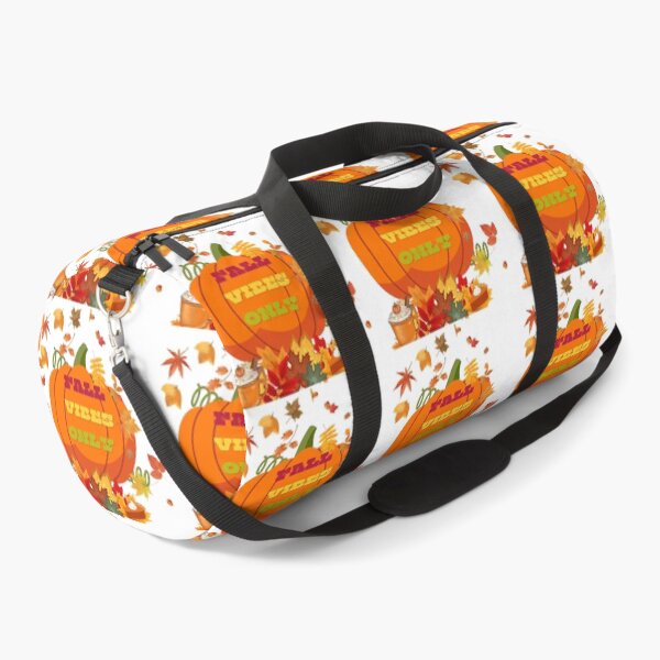 Item preview, Cute Leaves Orange Pumpkin, Colorful Bubble Letters Fall Vibes Only designed and sold by Darlene Douglas-Jackson.