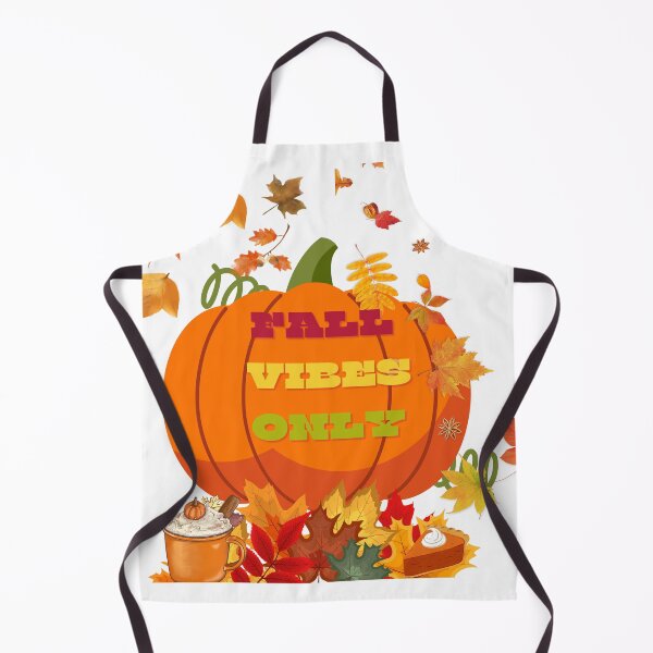 Item preview, Cute Leaves Orange Pumpkin, Colorful Bubble Letters Fall Vibes Only designed and sold by Darlene Douglas-Jackson.