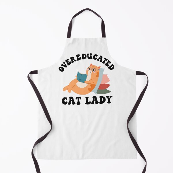 Item preview, Overeducated cat lady, anti republican, feminist shirt, cat lady shirt, educated woman tee, pro choice shirt, leftist liberal tshirt designed and sold by MJ Koldewyn.