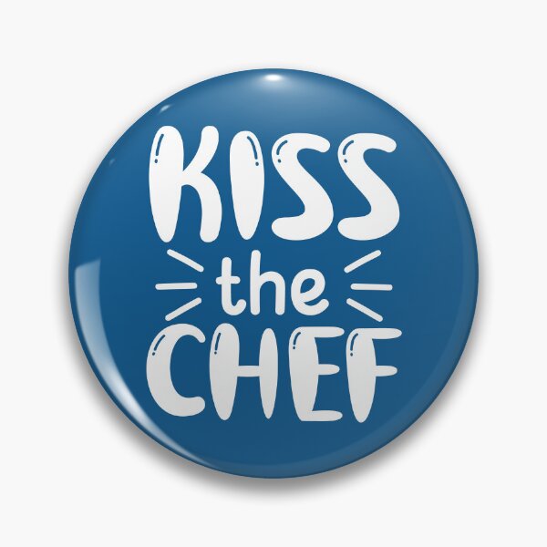Item preview,  Kiss The Chef, Chef Gift, Funny Chef Quote, Funny Cook Quote designed and sold by DesignHouse07.