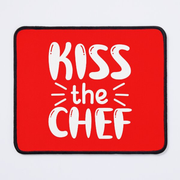 Item preview,  Kiss The Chef, Chef Gift, Funny Chef Quote, Funny Cook Quote designed and sold by DesignHouse07.