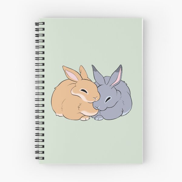 Item preview, Cuddling Bunnies designed and sold by SleepingFoxArt.